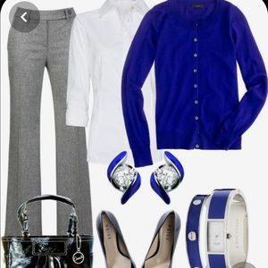 Cable & Guage Blue cardigan